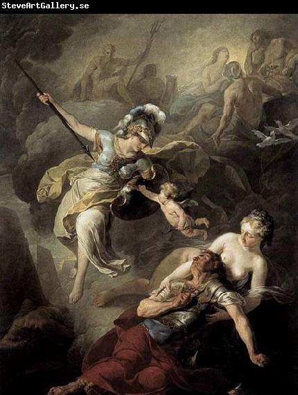 Joseph Benoit Suvee The Combat of Mars and Minerva